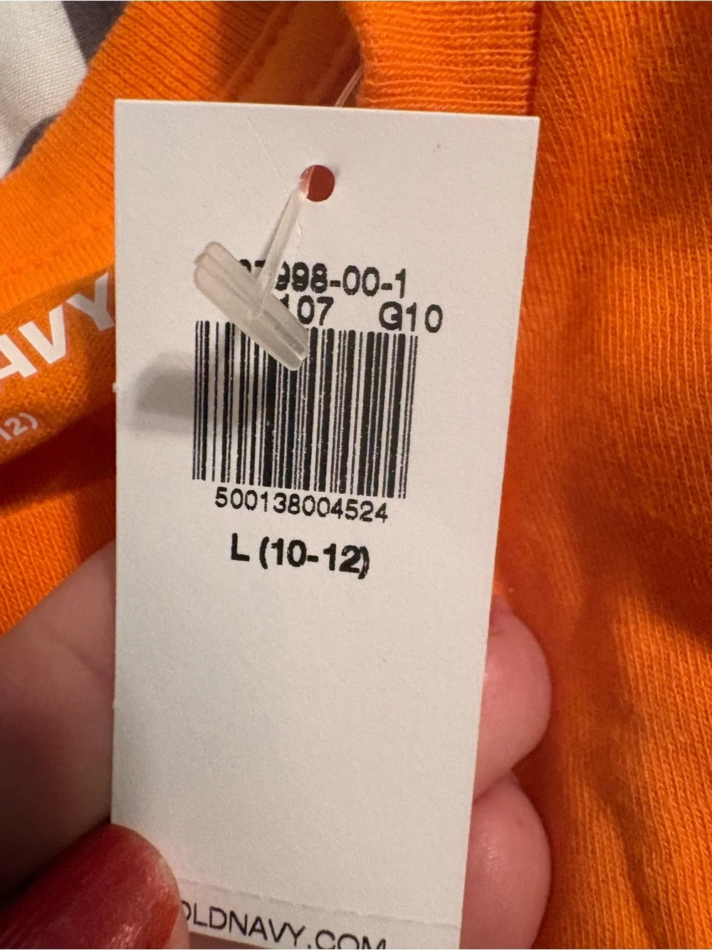Old Navy bright orange